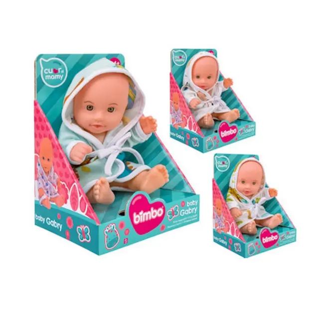 Globo Bimbo Κούκλα μωρό με ρόμπα (21cm)