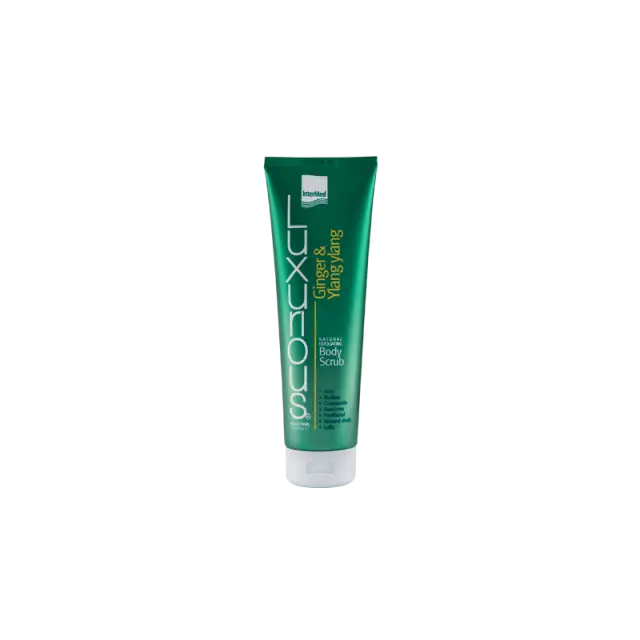 Intermed Luxurious Natural Exfoliating Body Scrub Ginger και Ylang Ylang Απολεπιστικό Scrub Σώματος, 300ml