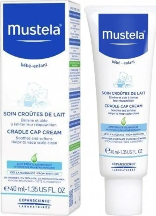 Mustela Bébé cream for scales in the hair 1st Cradle Cap Cream 40 ml