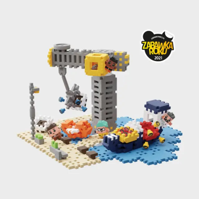 Marioinex Τουβλάκια Κατασκευών Mini Waffle City: Λιμάνι 248 τμχ. (3+ ετών) 904176 2