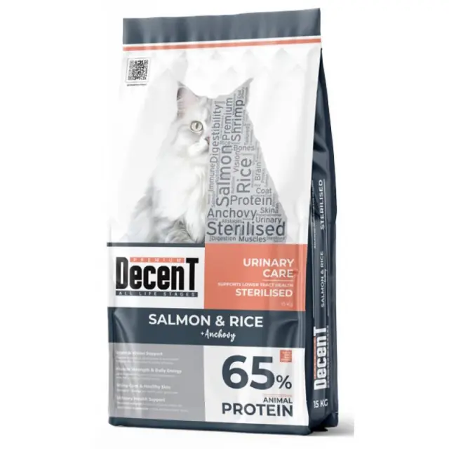 Decent Ξηρά Τροφή Γάτας Sterilised Urinary Care 15kg Μονόχρωμο