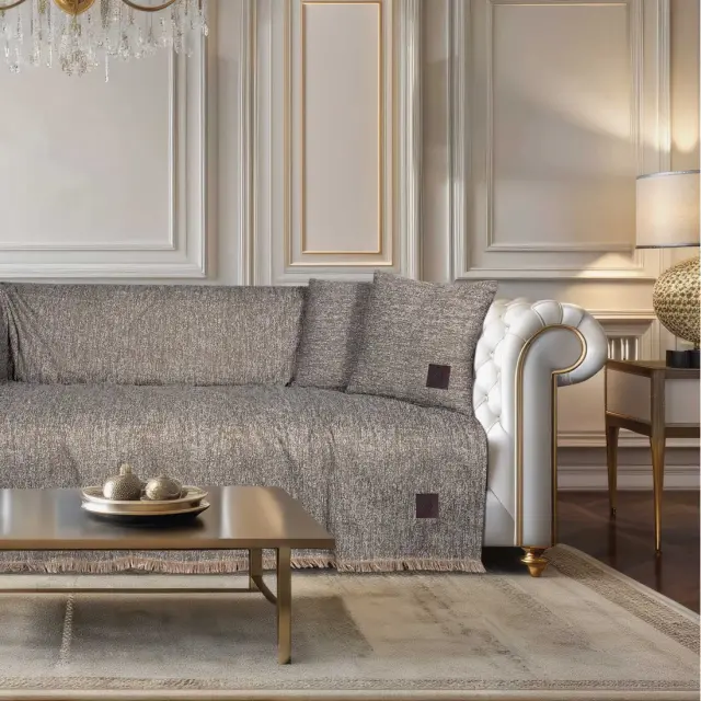 Ριxτάρι Τριθέσιο 180x300 Greenwich Polo Club Essential 3990 Beige 100% βαμβακερό
