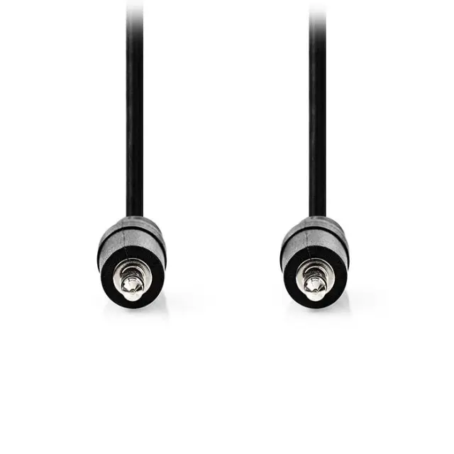 Καλώδιο ήχου 3,5mm αρσ. Stereo - 3,5mm αρσ. Stereo, 5m σε μαύρο χρώμα.