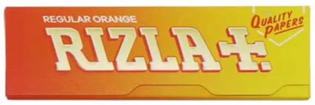 Χαρτάκια Rizla Πορτοκαλί 60 φύλλων 1 τμχ