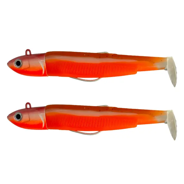 Σιλικονούχο Fiiish Black Minnow Νο2 Combo BM3175 Double Combo Off Shore - 10gr Orange Glow