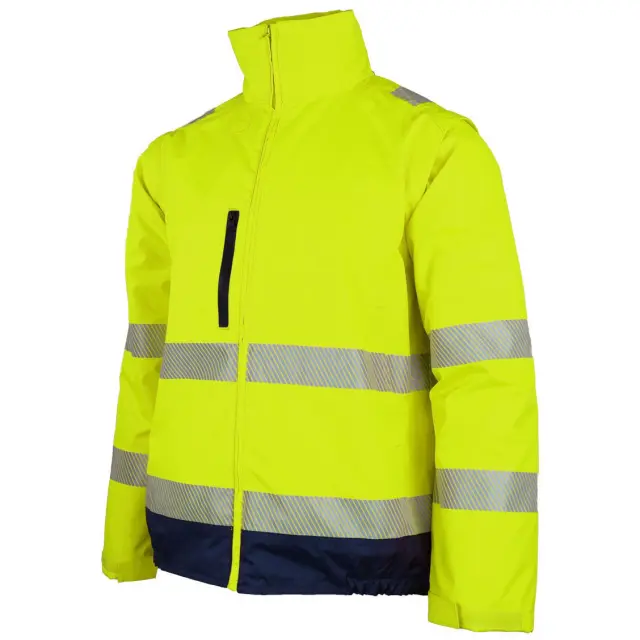 Αδιάβροχο Ανακλαστικό Μπουφάν 2 σε 1 Lacuna Cetus yellow/navy - 2XL