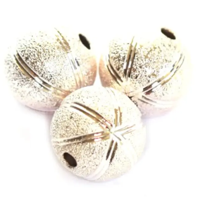 Μεταλλική Χάντρα Ø12mm Sand Ball Spiderwebs - 10τεμ