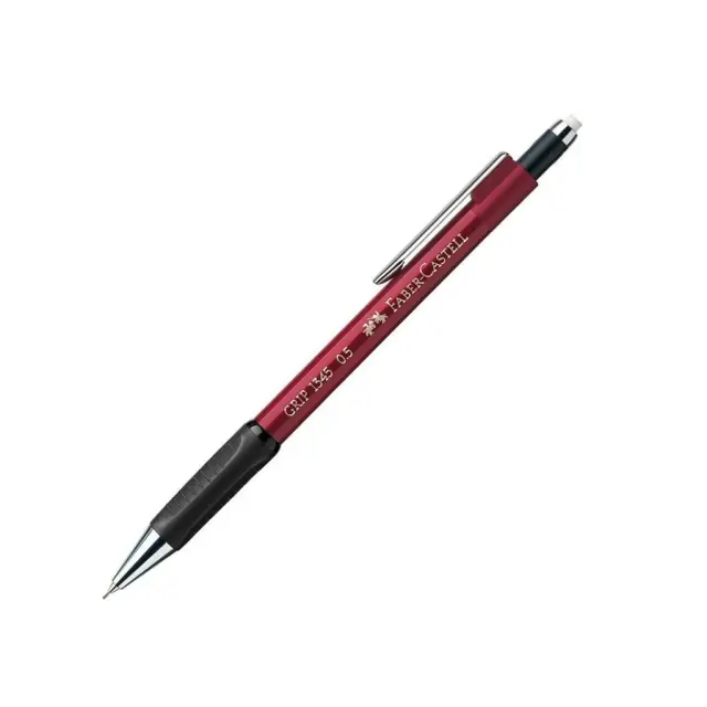 Faber-Castell Μηχανικό Μολύβι 0.5mm με Γόμα - Βαθύ Κόκκινο (134521) (FAB134521) FABER CASTELL
