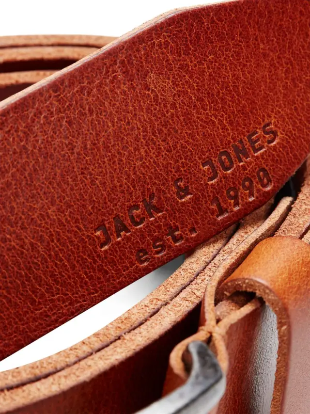 JACPAUL LEATHER BELT NOOS Mocha Bisque 3