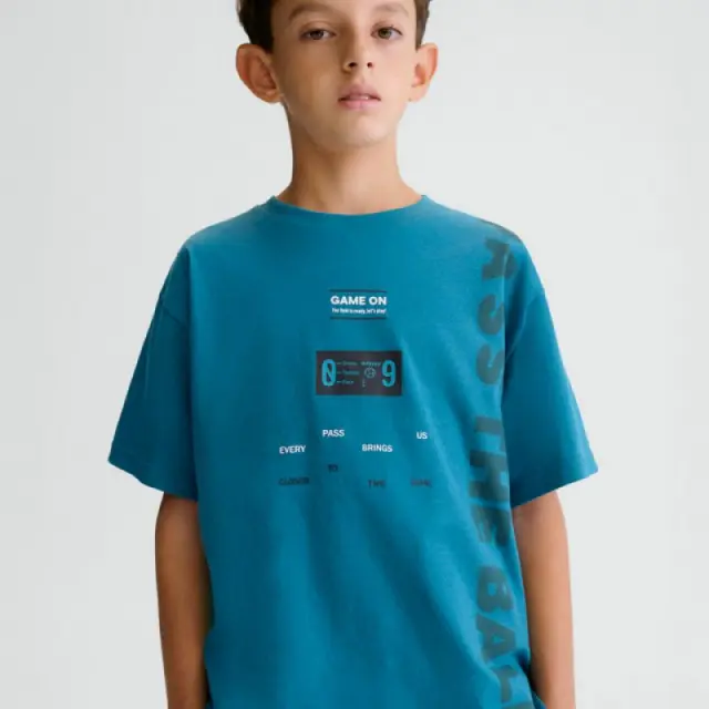 Junior 10 έως 18 ετών Μπλούζα άκουα