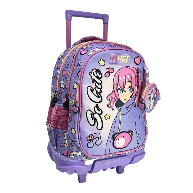 Σχολική Τσάντα Τρόλεϊ Must Team 34X20X44 Με 3 Θήκες So Cute/ 0586251 (Must)
