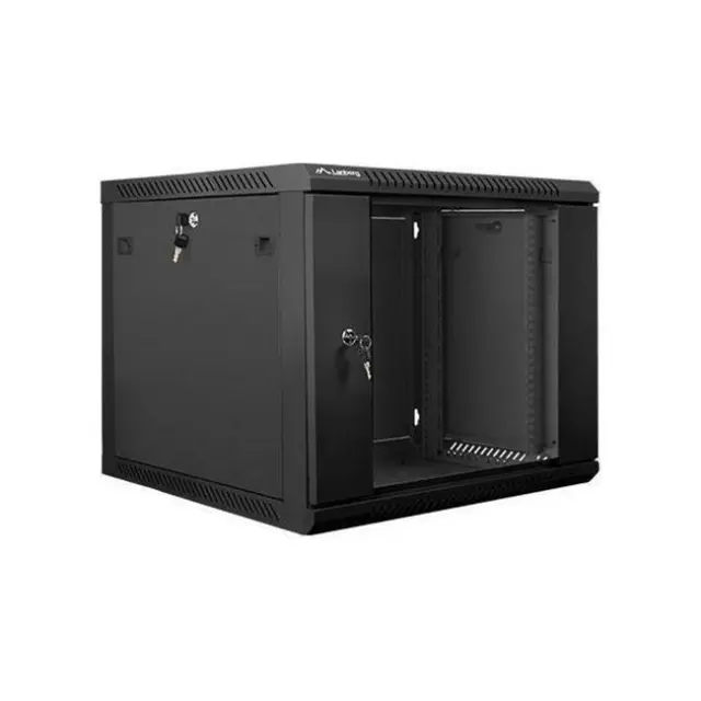 Lanberg Καμπίνα Rack 19" 9U 600X600 Black (WF01-6609-23B)