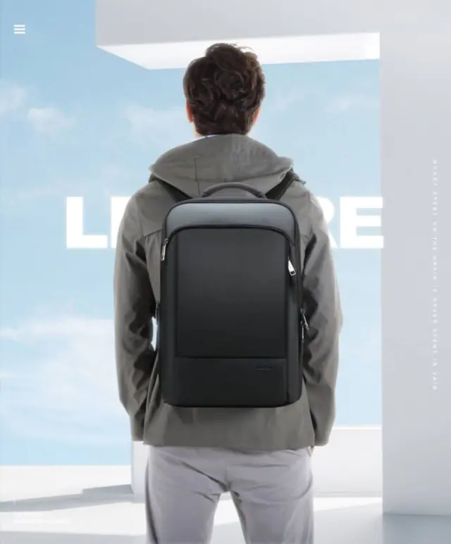 Σακίδιο πλάτης Αντικλεπτικό 24L Laptop 15,6 Bopai 61-07311 μαύρο - One Size 2