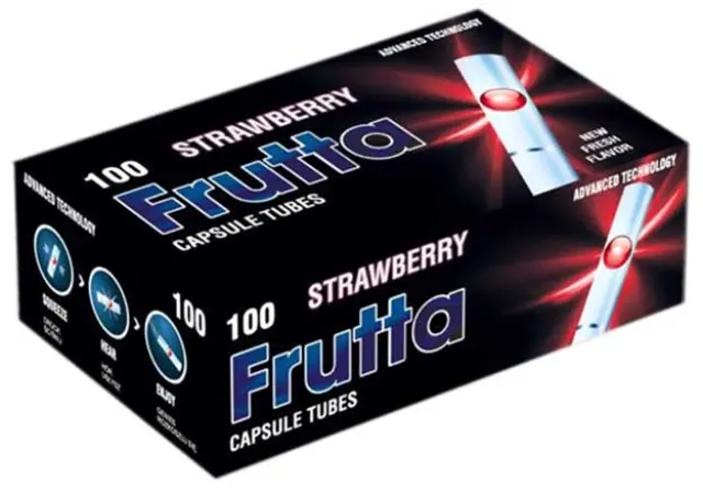 Frutta Άδεια Τσιγάρα Click Tubes Φράουλα - 100τεμ.