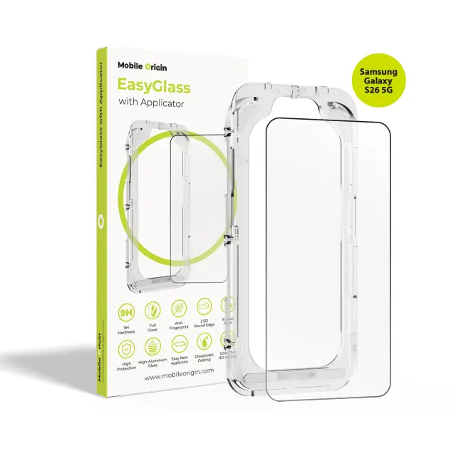 Mobile Origin EasyGlass with Applicator Samsung Galaxy S26 5G