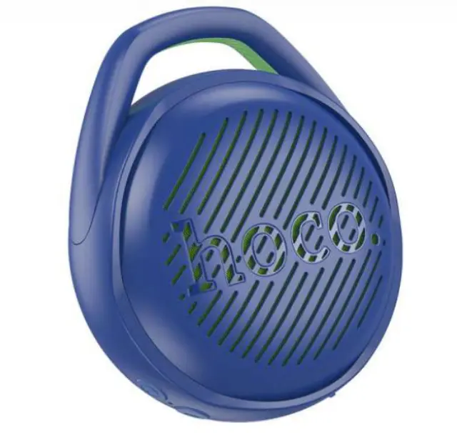 Hoco Φορητό Επαναφορτιζόμενο Ηχείο Bluetooth 5W με Ραδιόφωνο Μπλε HC24