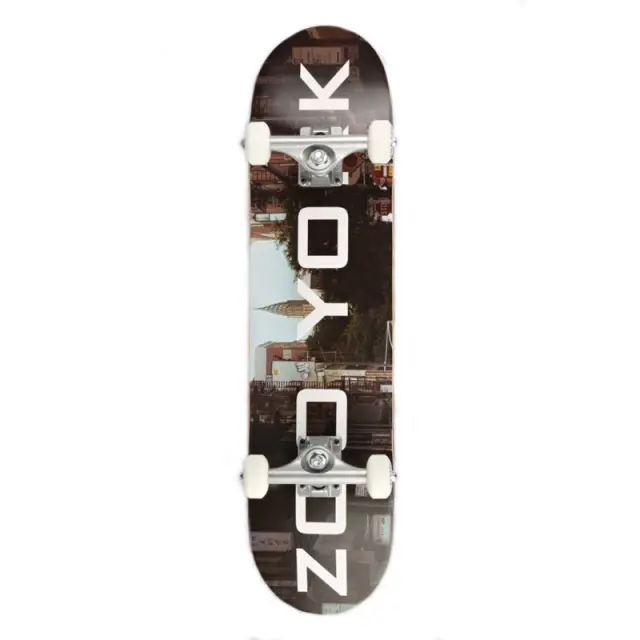 ZOO YORK OG 95 Logo Block Chrsyler Complete Skateboard 7.25'' - Multi