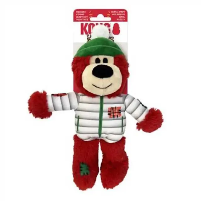 Kong Holiday Wild Knots Bear Assorted για Σκύλους M/ L Μονόχρωμο - M- L