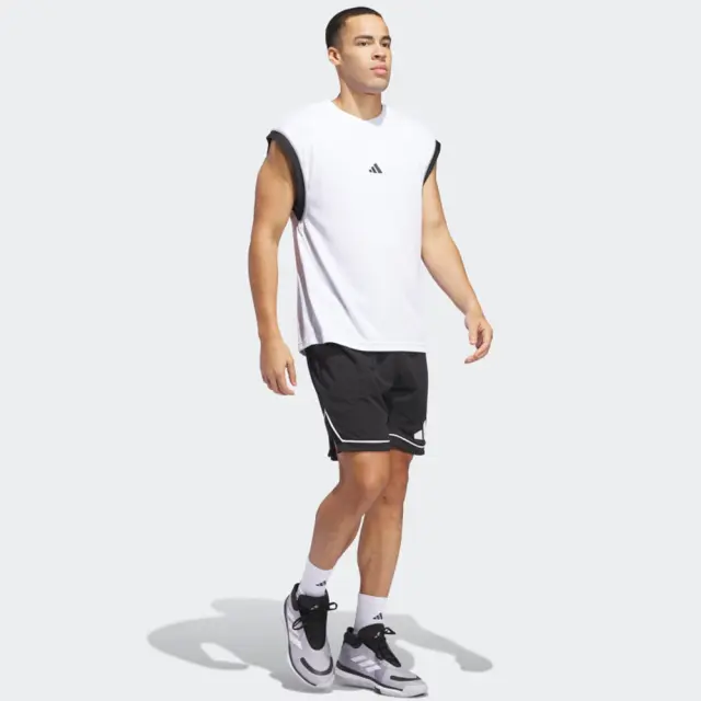 ADIDAS Basketball Badge of Sport Shorts Ανδρική Βερμούδα σε Μαύρο Χρώμα - XL 3