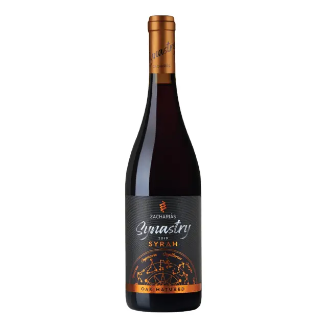 ΖΑΧΑΡΙΑΣ SYNASTRY SYRAH OAK ΕΡΥΘΡΟΣ 750ml