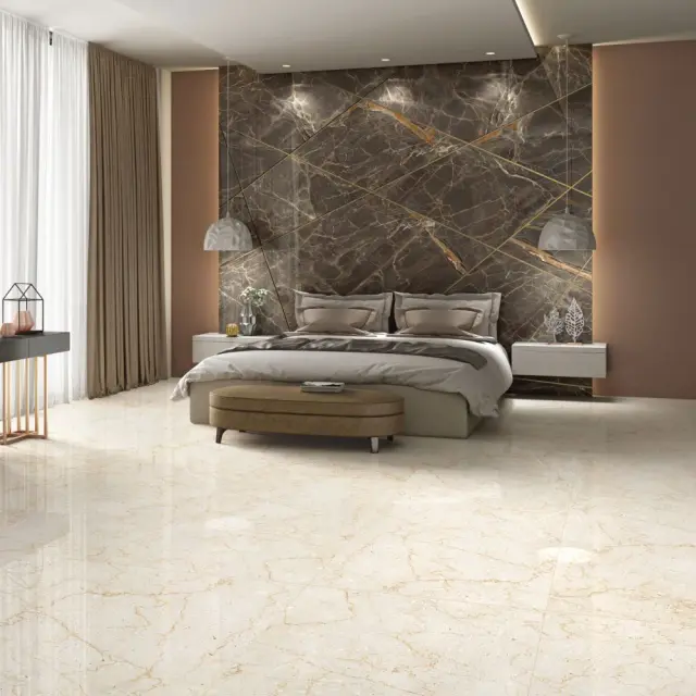 Forest Dark Brown 120x120 cm Πλακάκι Πορσελάνης