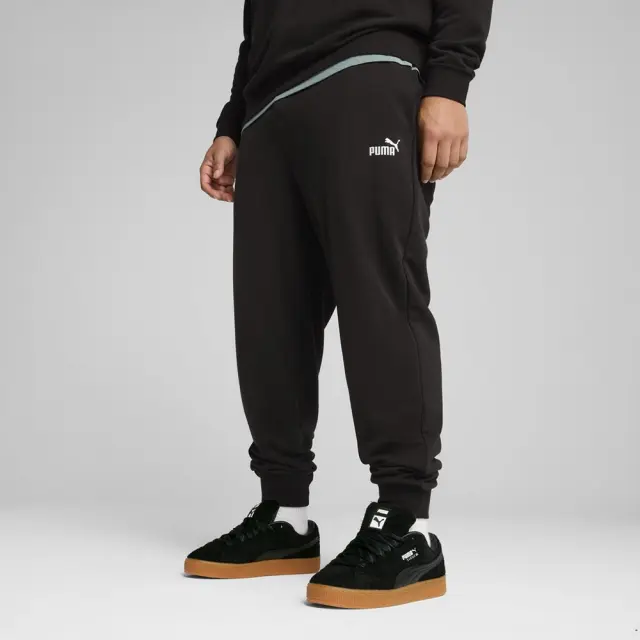 Puma Ess Logo Sweatpants Cl TR (682608-01) - Μαύρο