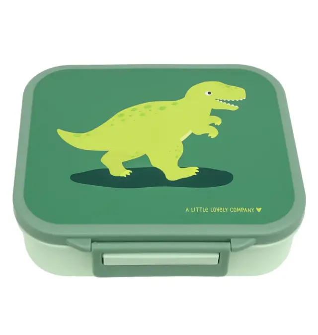 A Little Lovely Company Δοχείο Φαγητού με Χωρίσματα Lunch Box 900 ml - Dinosaur LBDIGR62
