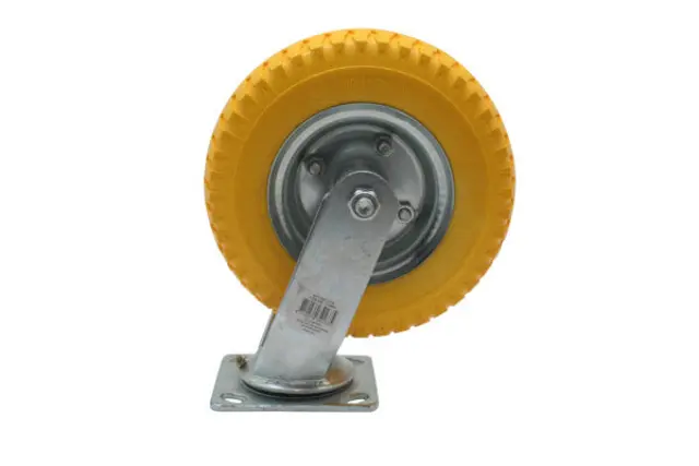 Swivel castor + PU tyre 8" 2.50-4"