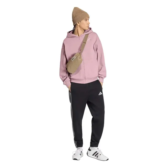 adidas Sportswear Men's Coloblock Fleece Pant Μαύρο - Γκρι KF4209 (adidas Sportswear) 3