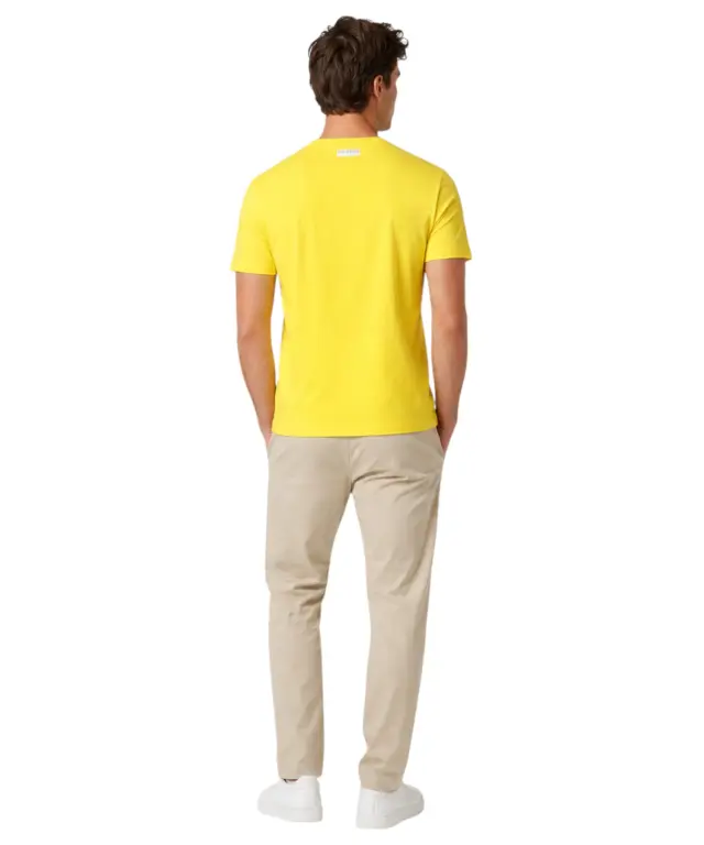 Bikkembergs - Ανδρικό T-shirt Κοντομάνικο BKK3MTS02-SUNTRU Κίτρινο 2