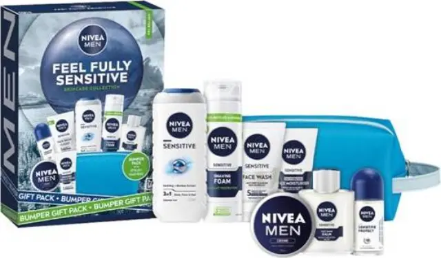 Nivea Men Feel Fully Sensitive Set Σετ Περιποίησης 8τμχ
