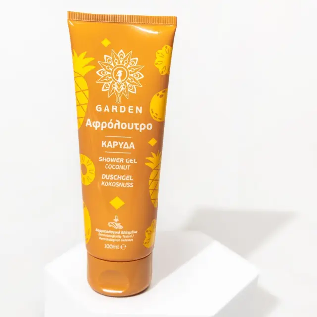 GARDEN Shower Gel Coconut Αφρόλουτρο Καρύδα 100ml 2