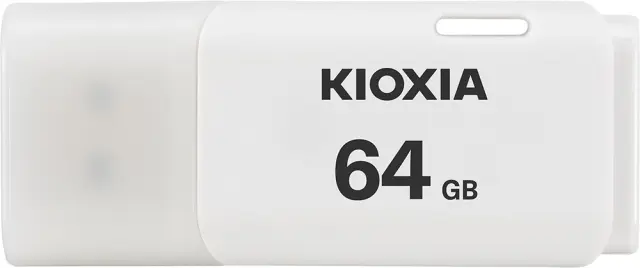 Kioxia U202 64GB USB 2.0 Stick Λευκό (LU202W064GG4) (KIOLU202W064GG4)