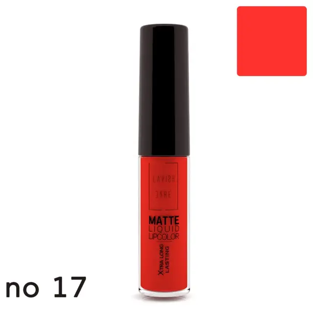 Lavish Care Matte Liquid Lipcolor Xtra Long Lasting Υγρό Κραγιόν No17, 6ml