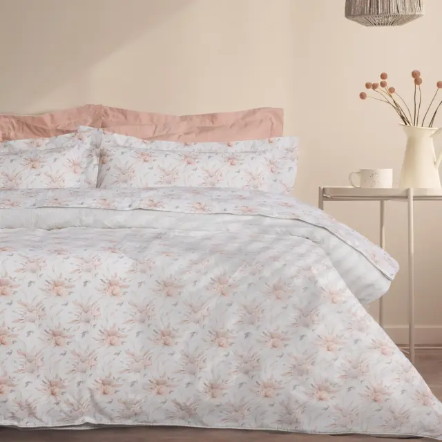 Σετ Σεντόνια 240x260 Υπέρδιπλα Daily Das Home 3181 Cream-Grey 100% βαμβακερόΧωρίς Λάστιχο