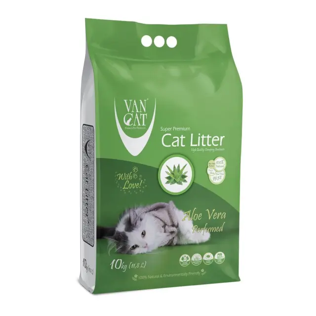 Άμμος Van Cat Clumping με άρωμα Aloe Vera (ψιλή αμμος) 10kg