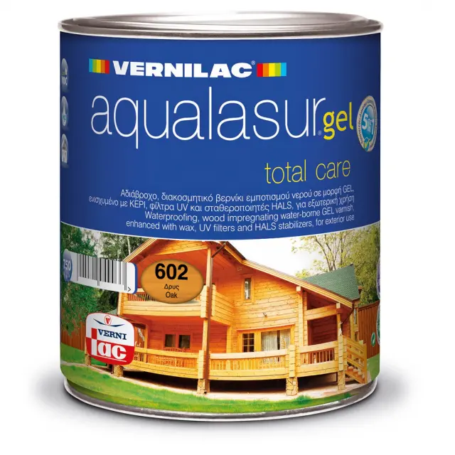 VERNILAC AQUALASUR GEL total care 602 ΔΡΥΣ 750ml