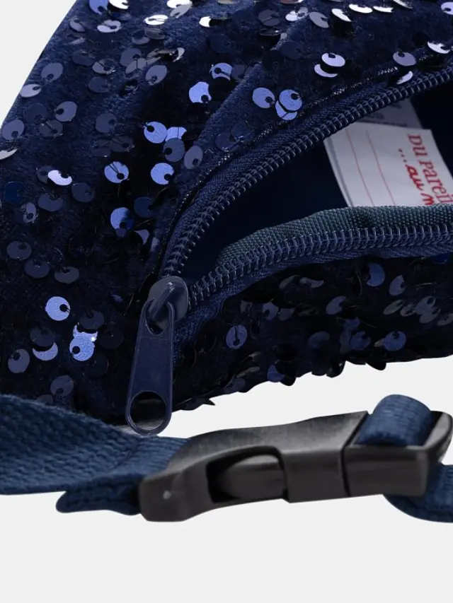 Παιδικό Τσαντάκι Μέσης για Κορίτσια Navy Sequins ΜΠΛΕ - One Size 3