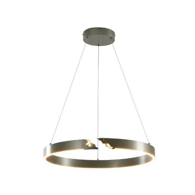 ΚΡΕΜΑΣΤΟ ΦΩΤΙΣΤΙΚΟ LED ACA KY011EC92C RUNO ΜΑΤ ΑΣΗΜΙ ΑΛΟΥΜΙΝΙΟ + ΣΙΛΙΚΟΝΗ 30W 2800K-3200K-4000K 900LM IP20 Φ600MM / KY011EC92C