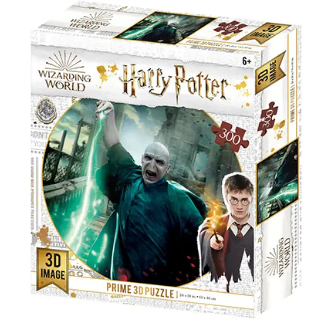 Prime 3D HARRY POTTER - Voldemort - Lenticular Puzzle 3D 300P 46x31cm (32583)