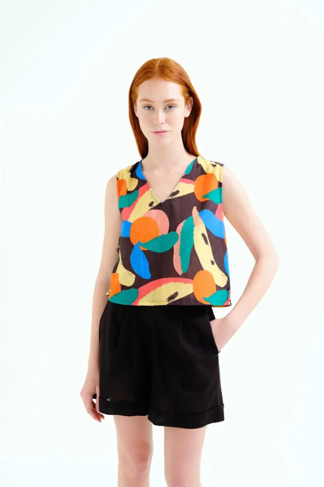 COMPANIA FANTASTICA TOP (62C/41122 MULTICOLOUR) - XL