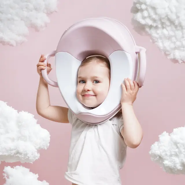MYCARRYPOTTY My Little Trainer Seat - Εκπαιδευτικό κάθισμα / Απαλό ροζ 2