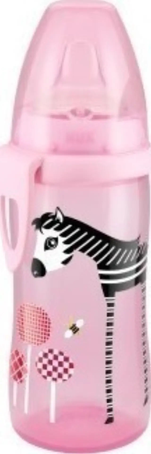 Nuk Παγουράκι Active Cup 300ml Ζέβρα Ροζ, 12m+