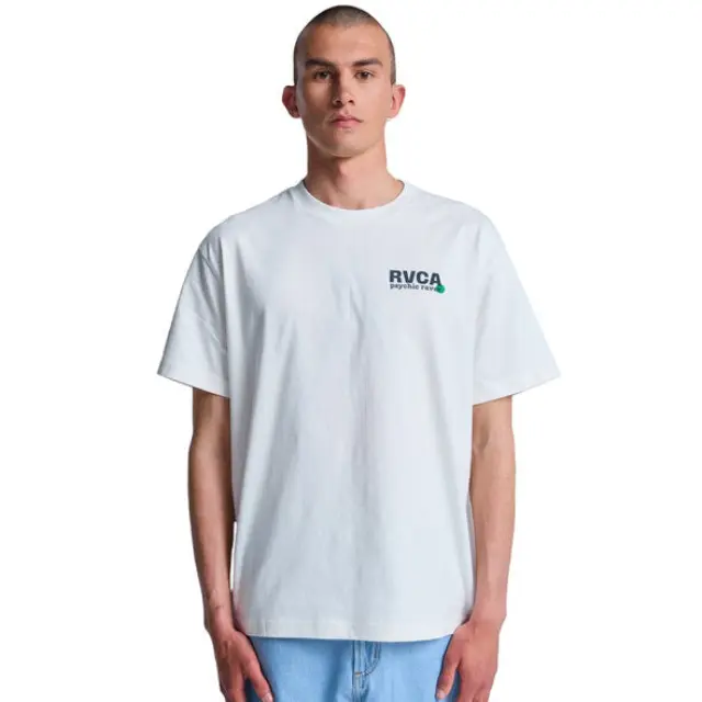 RVCA The Fool SS Tee Μπλούζα Ανδρικό Antique White Antique White - XL 2