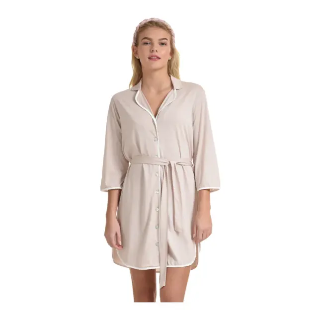 Miss Rosy Γυναικείο Νυχτικό-Πουκαμίσα Nature, Χρώμα Noygat - 2XL