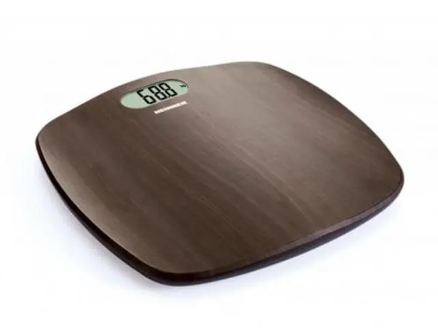 Ζυγαριά μπάνιου Heinner HBS-BRW180BB Dark Bamboo Με Μέγιστο Βάρος Ζύγισης 180Kg HBS-BRW180BB