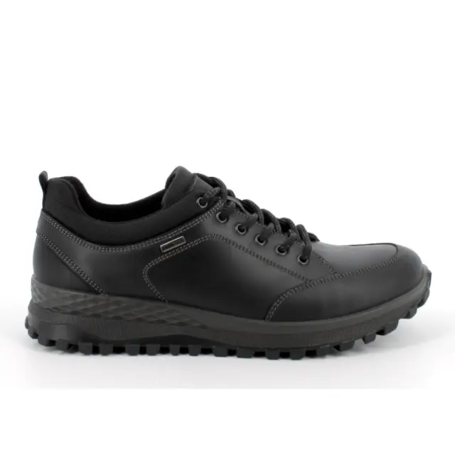 Imac Sneakers Ανδρικό δέρμα Μαύρο IMA/853078 NERO