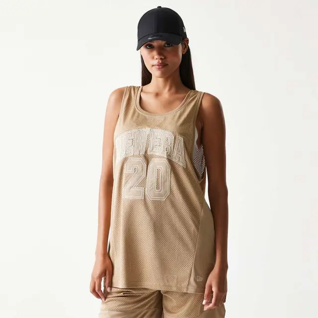New Era Unisex Mesh Tank Μπεζ 60771552 (New Era) 2