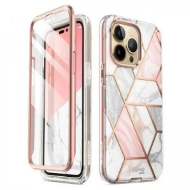 Θήκη Full Body Rugged Supcase Cosmo Apple iPhone 14 Pro Marble N60104 3