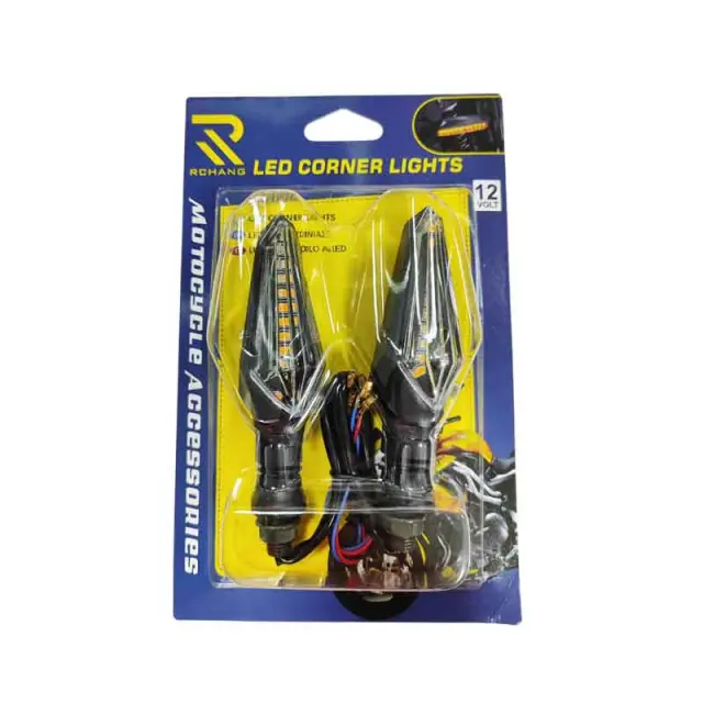 Rchang Φλας Μηχανής Πορτοκαλί σετ 2τμχ - Motorcycle Led Corner Lights 0111635